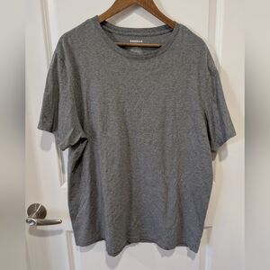 Bombas Mens Shirt Gray Short Sleeve Pima Cotton Tee Top Comfort Casual Size XL